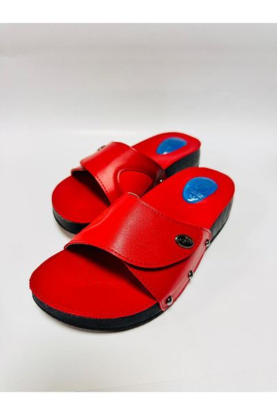 STYLE COMFORT Orthopedic Hallux Valgus Anatomical Sole Bone Protrusion and Heel Spur Slippers with Velcro Swjl.03