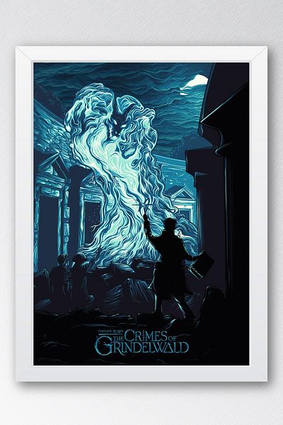 Saturn Πίνακας με κορνίζα Fantastic Beasts - Πίνακας αφίσας ταινίας