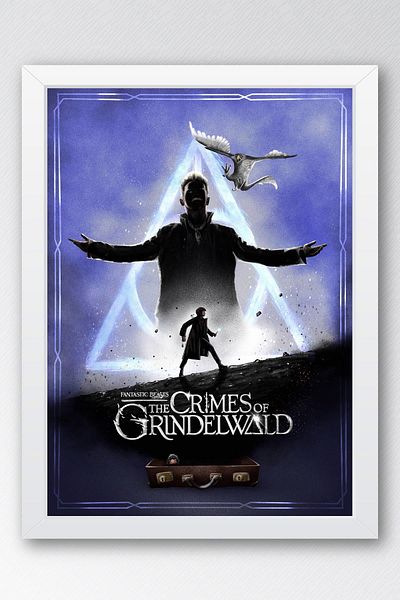 Saturn Πίνακας με κορνίζα Fantastic Beasts - Πίνακας αφίσας ταινίας
