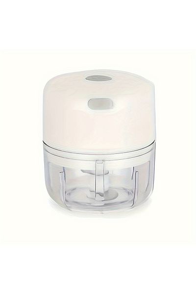 Choice White 100ML Electric Kitchen Food Chopper Mini Garlic Masher Crusher USB Portable Meat Grinder Veget