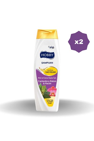 Hobby Oil Extracted Laurel & Orchid Shampoo 600 ml - (2 Pcs)