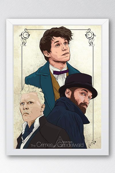 Saturn Pictură înrămată cu monștri fantastici - Poster de afiș de film