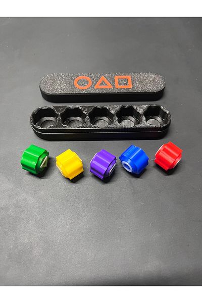 3DRoboMODA Squid Game 5 Stone Game Convenient Special Boxed Collectible and Gift