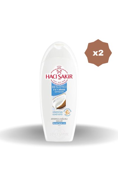 Hacı Şakir Hacişakir Coconut 2N1 Shampoo 500 ml - (2 Pcs)