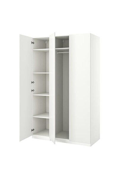 IKEA PAX/FORSAND, PAX gardırop, beyaz, 150x60x236 cm