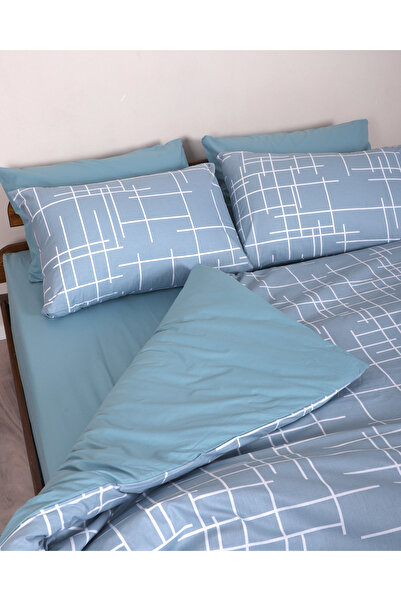 Sleepology طقم غطاء لحاف مزدوج من القطن بنسبة 100%