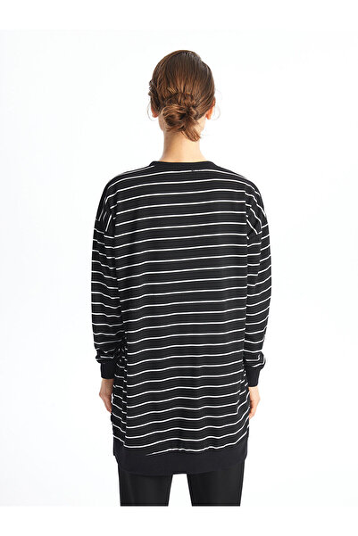 LC Waikiki Crew Neck Striped Long Sleeve Women's Sweatshirt