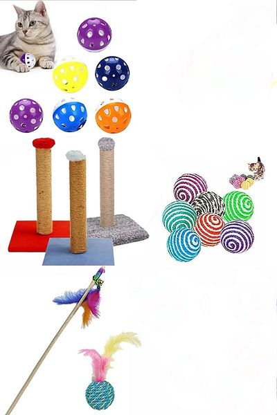 metafor Set of 5 Cat Scratching Boards and Toys