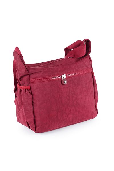 İMAKS Țesătură roșie rezistentă la apă - Geantă de umăr și crossbody cu mai mulți ochi 116E