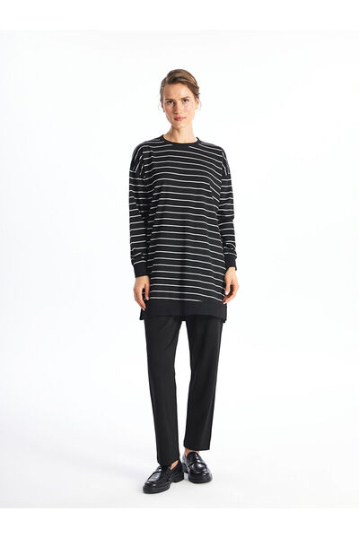 LC Waikiki Crew Neck Striped Long Sleeve Women's Sweatshirt