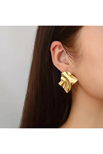 Orelis-Paslanmaz Çelik Gold Küpe