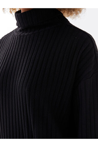 LC Waikiki Turtleneck Plain Long Sleeve Women's Sweatshirt