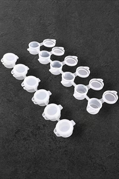 Malerind Akrilik Boya Kutusu Boş Boya Kutusu 3 ml Plastik Küçük Kalıp 8 Adet ...