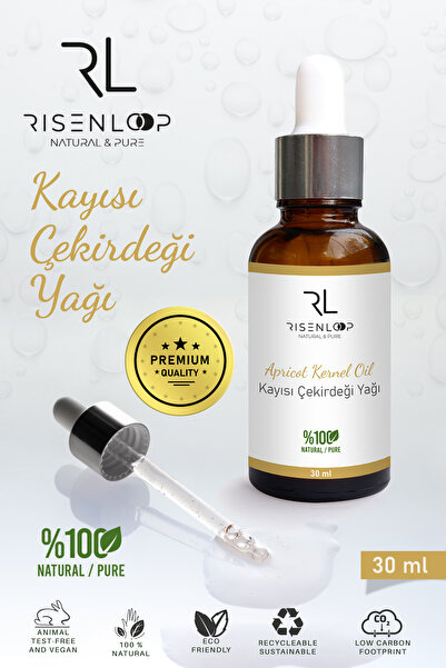 risenloop natural&pure Kayısı Çekirdeği Yağı %100 Saf Doğal 30 ML