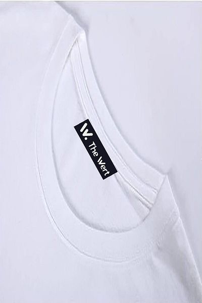 THEWERT Μπλουζάκι Unisex Holy Spirit με εμπριμέ βαμβακερό λευκό oversize μπλουζάκι