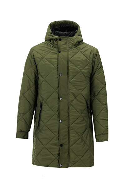 Kiğılı Palton sport matlasat cu glugă