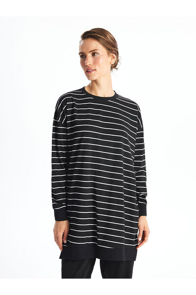 LC Waikiki Crew Neck Striped Long Sleeve Women's Sweatshirt