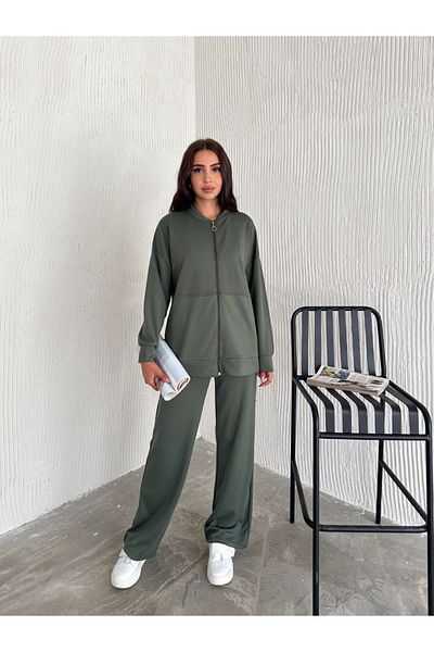 La MatildaLingerie Premium Quality Modal Fabric Zippered Double Women's Tracksuit Set