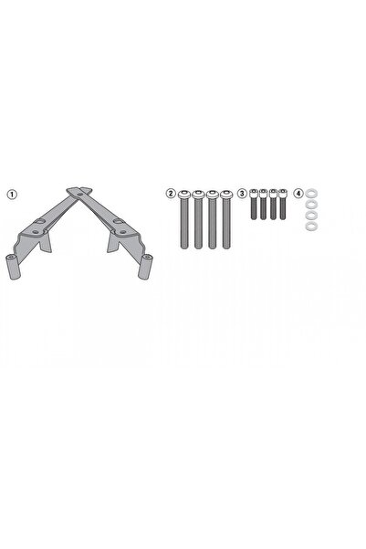 Givi ARKA ÇANTA DEMİRİ HONDA PCX 12 150 2010 2025 SR1190