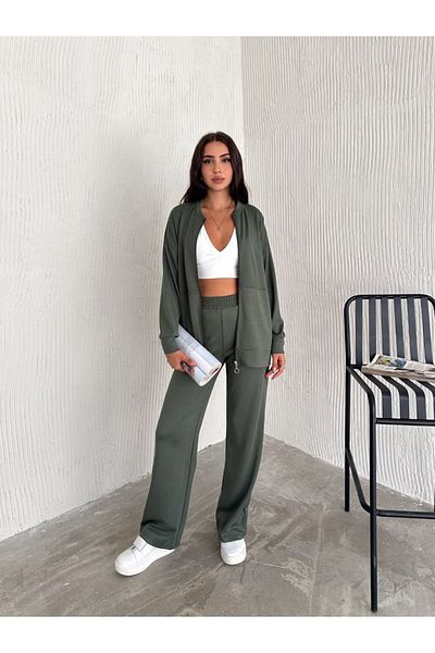 La MatildaLingerie Premium Quality Modal Fabric Zippered Double Women's Tracksuit Set