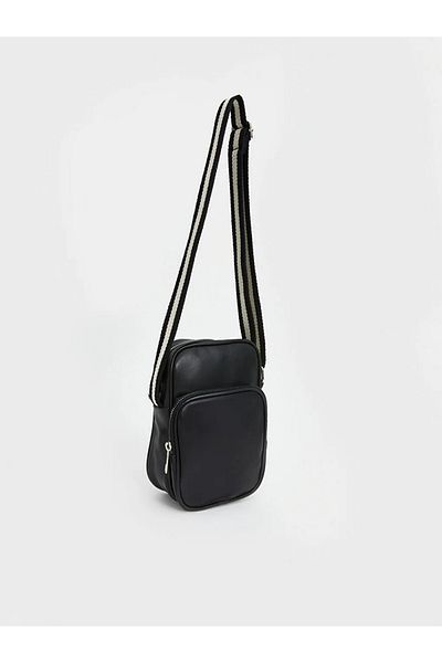LC Waikiki LCW ACCESSORIES Geantă de damă cu aspect piele neagră
