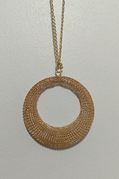 Qlees Gold Altın Sarı Zerafet El Yapımı Tasarım Kolye