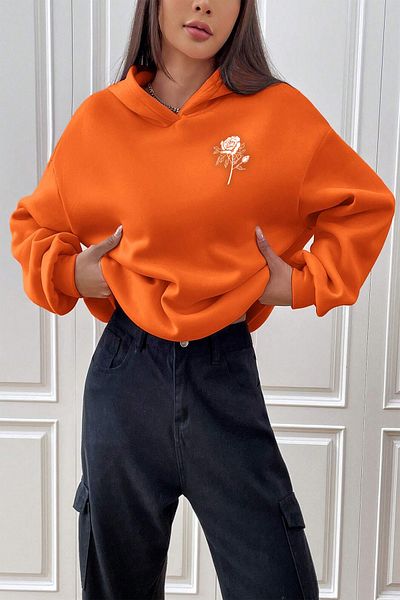 uyguntarz Φούτερ με στάμπα Nature Blossom Unisex Oversize
