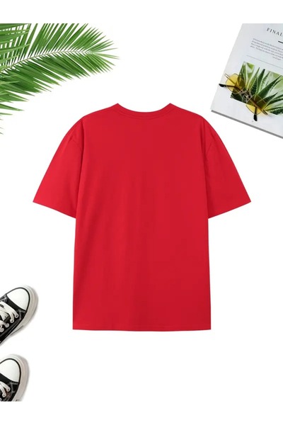 WOODROFFE Lover Couple Combination - Star Star Printed Unisex Oversize T-Shirt