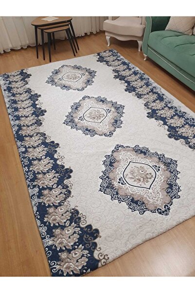 Pınarçeyiz Sarar Embos baskı 6m2 polar halı örtüsü lastiksiz