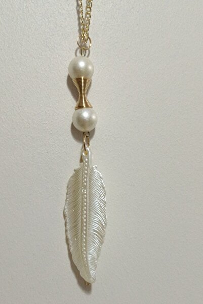 Qlees White Luck Feather Detail Pinterest Design Stylish Necklace