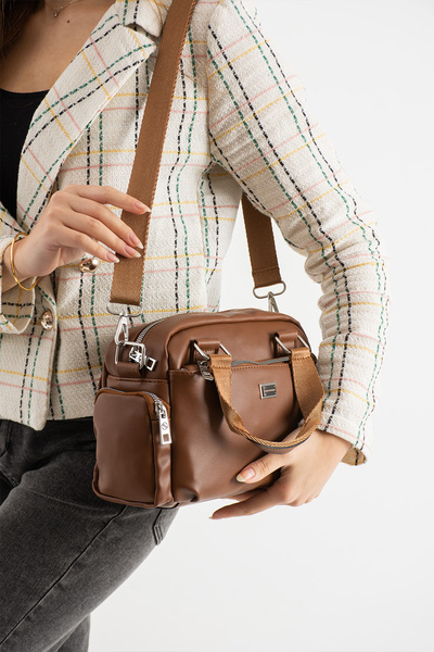 Lifonbag Geantă de umăr și mână polo cu curea lungă încrucișată, impermeabilă...