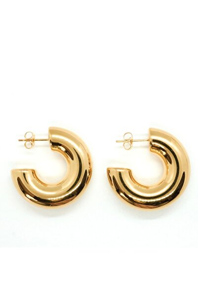 CHARMLUCKY ÇELİK BORU HALKA KÜPE