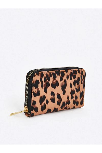 LC Waikiki Lcw Accessories Brown Leopard Print Women's Wallet