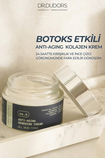 Dr.Dudors Yaşlanma Karşıtı Krem - Botoks Etkili - Ince Çizgi Ve Kırışıklık Ka...