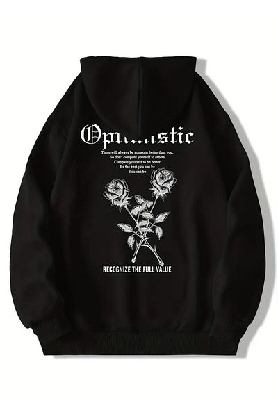 FULL TOLERANCE Opimistic Rose Printed Sweetshirt
