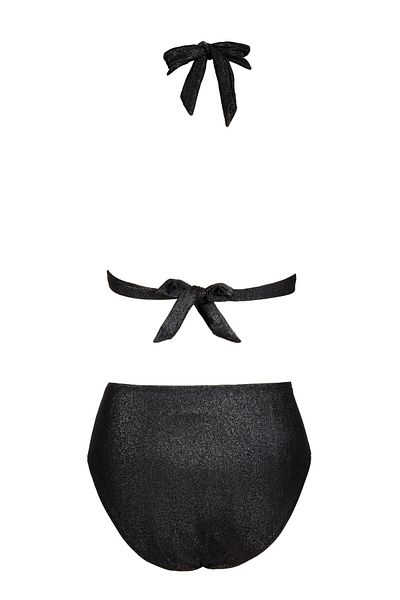 Endeep Glitter Black Bikini - Half Filled, Beria Women's Set