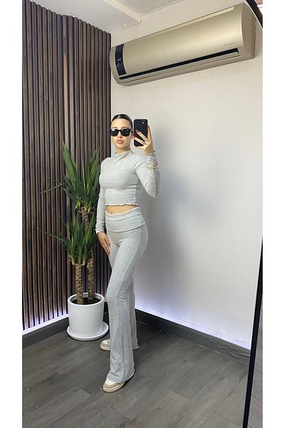 hazelin Gray Spanish Double Soft Suit - Waist Fold Hzl25W-Zk13501