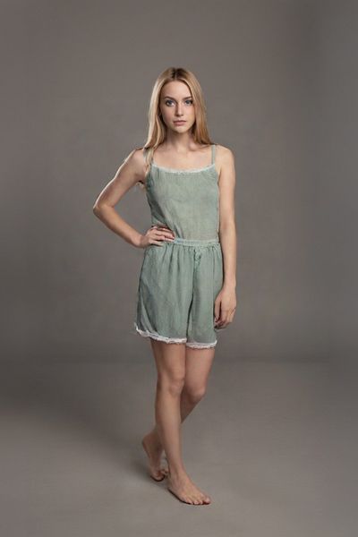 İTAN Strappy Pajama Set with Shorts