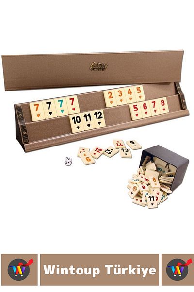 Wintoup Custom Model Long-Lasting Durable Family Home Dating Coffee Cafe Play Team Golden Pearl 101 Okey Team
