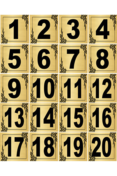 sıradışıhediyem عدد خزانة طاولة الشقة المعدنية المكونة من 20 بابًا - من 1 إلى 20