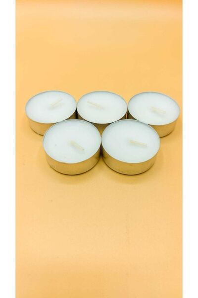 Pars Tealight Mum-buhurdanlık Mini Boy Soya Parafinli 50 Adet Beyaz(YÜKSEK KALİTE)