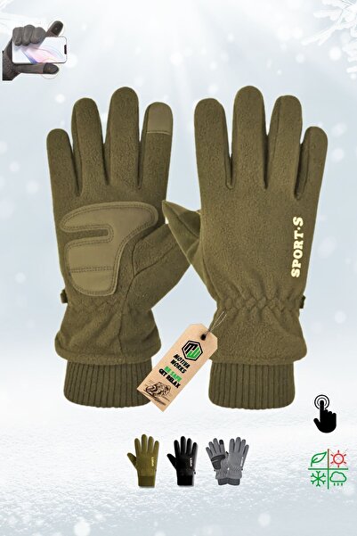 Motiva Polar Kışlık Bisiklet Motosiklet Outdoor Kamp Soğuk Hava Eldiveni Doku...