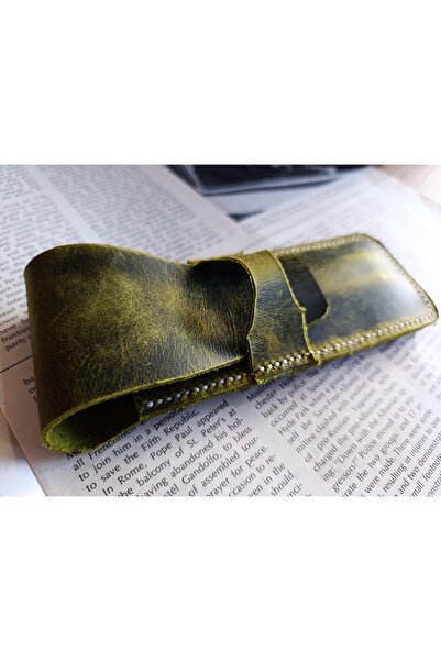 Mahfuz Crazy Hors 27 Cm 6 Cm Genuine Leather Pencil Case - for Your Special Pens