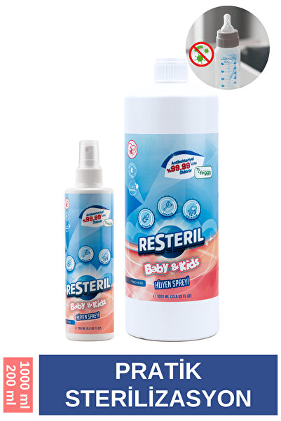 Resteril Biberon Temizleyici  Biberon Sterilizatör Emzik Kaynatma Biberon Emz...