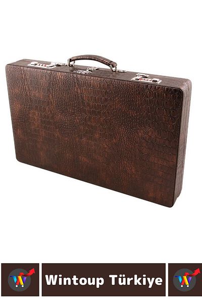 Wintoup Elite Series Long-Lasting Family Home Dating Coffee Cafe Game Set Leather Bag Custom Patterned Tabla Suit