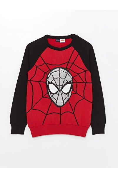 LC Waikiki Peak Yeni Sezon Bisiklet Yaka Spider-Man Çift Yönlü Payetli Uzun Kollu Erkek Çocuk