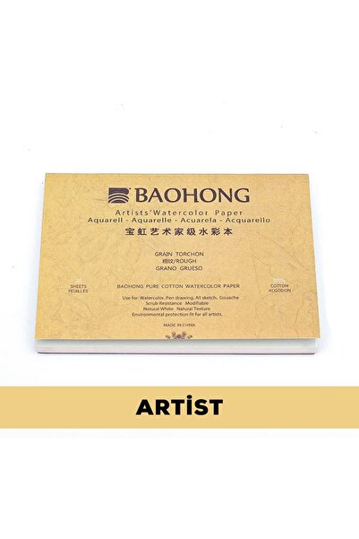 BAOHONG Suluboya Artist Blok Defteri (ROUGH) 61x46cm, 300gr (20 YAPRAK)