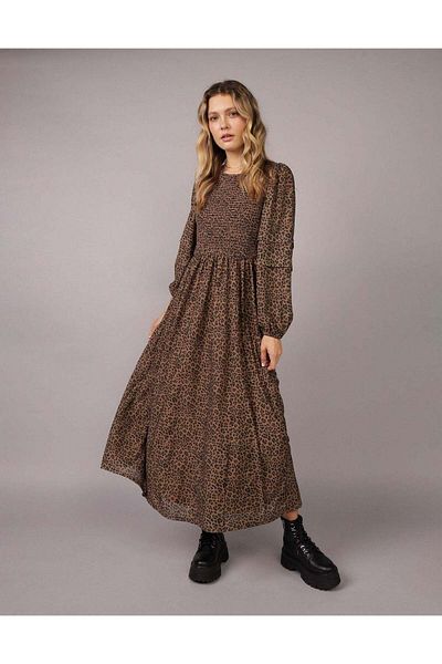 AMERICAN EAGLE AE Smocked Midi Dress