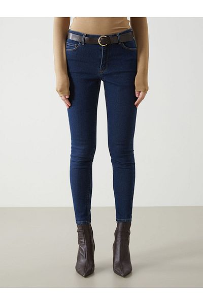LC Waikiki Pantaloni de damă Mercury Skinny Fit cu centură în talie - S52015Z8