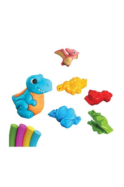 KdrElektronik Child 03549 Grandfather, 3D Dinosaur Dough Set 200 Gr / +3 Years